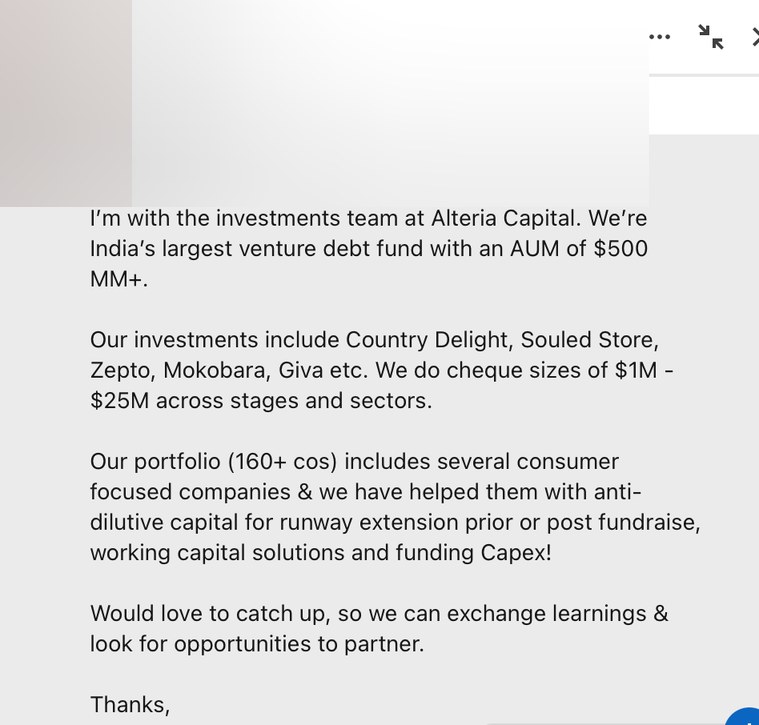 Investor DM